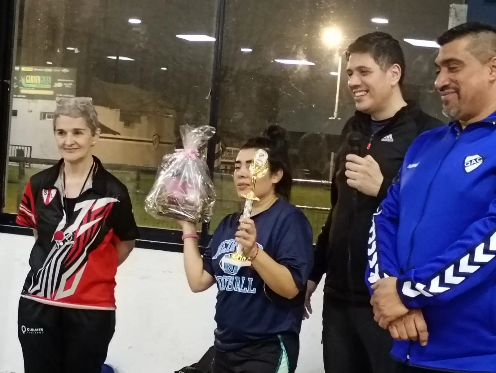 Portada de la nota del torneo: Haydee Josefina se consagró campeona del Torneo Femenino de Tenis de Mesa en el QAC
